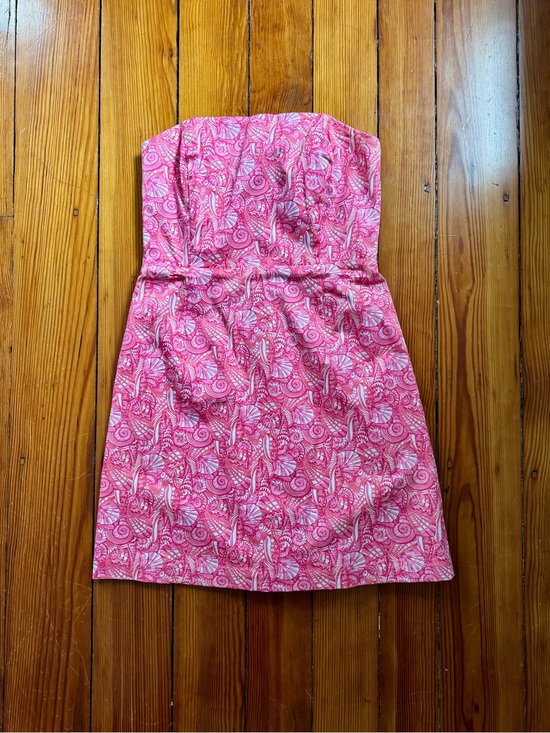 Vineyard Vines Dresses & Skirts - Vineyard Vines Strapless Pink Printed Sundress